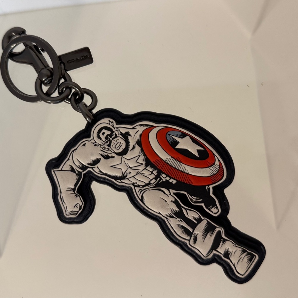 COACH x Marvel Captain America Bag Charm